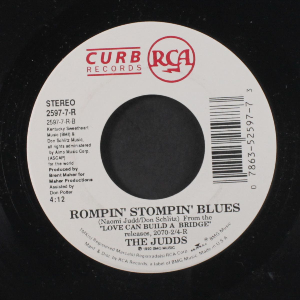 born to be blue / rompin' stompin' blues by JUDDS