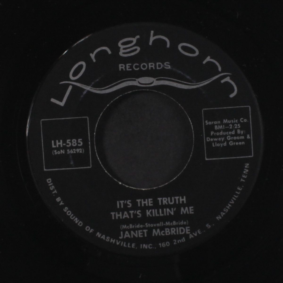 it's the truth that's killin' me / play like you love me by JANET MCBRIDE