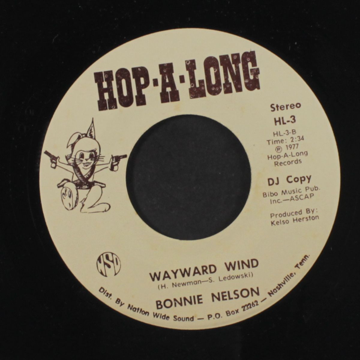 i'll give up / wayward wind by BONNIE NELSON