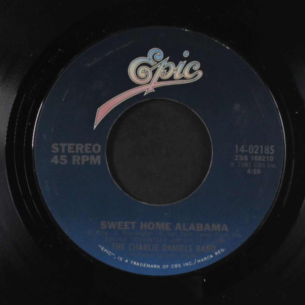 sweet home alabama / falling in love for the night by CHARLIE DANIELS BAND