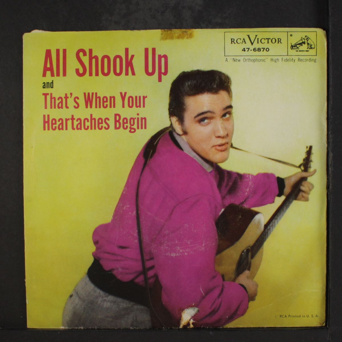 all shook up / that's when your heartaches begin by ELVIS PRESLEY