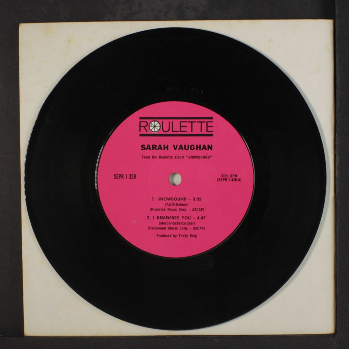 snowbound by SARAH VAUGHAN