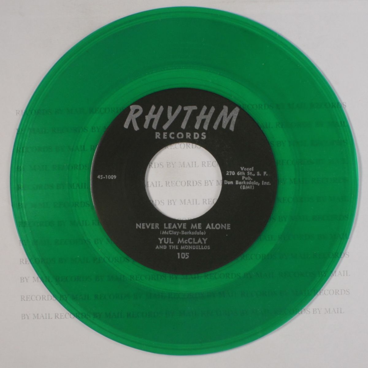over the rainbow / never leave me alone by YUL MCCLAY & MONDELLOS