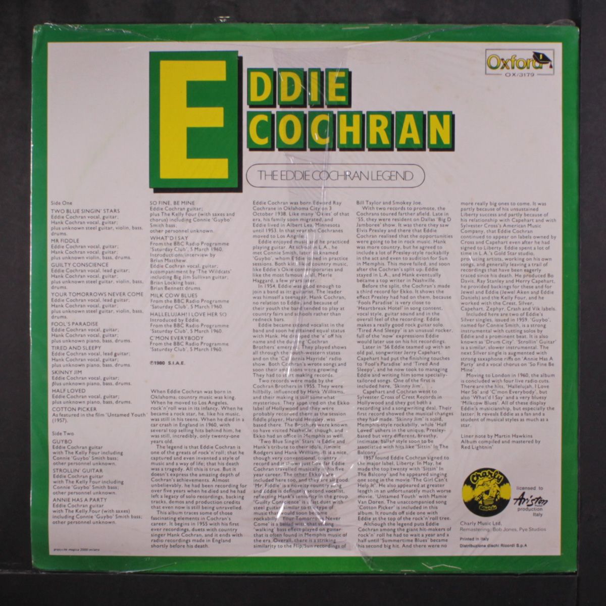 the legend by EDDIE COCHRAN