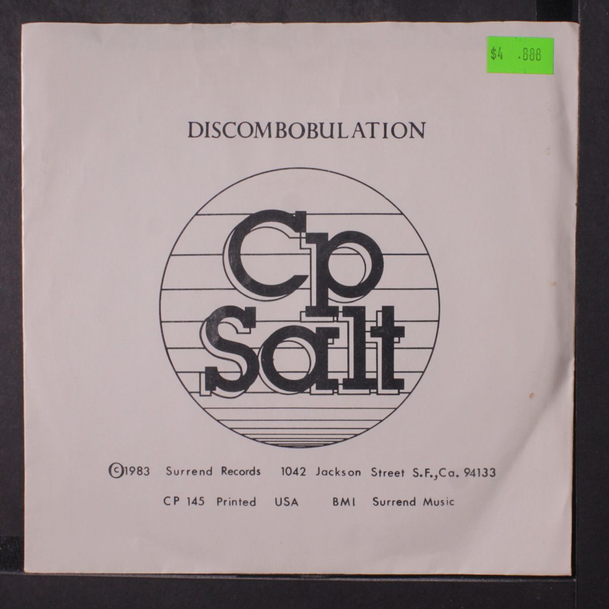 i got a crush on you / discombobulation by CP SALT