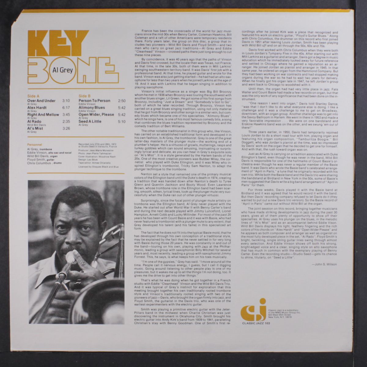 keybone by AL GREY & WILD BILL DAVIS