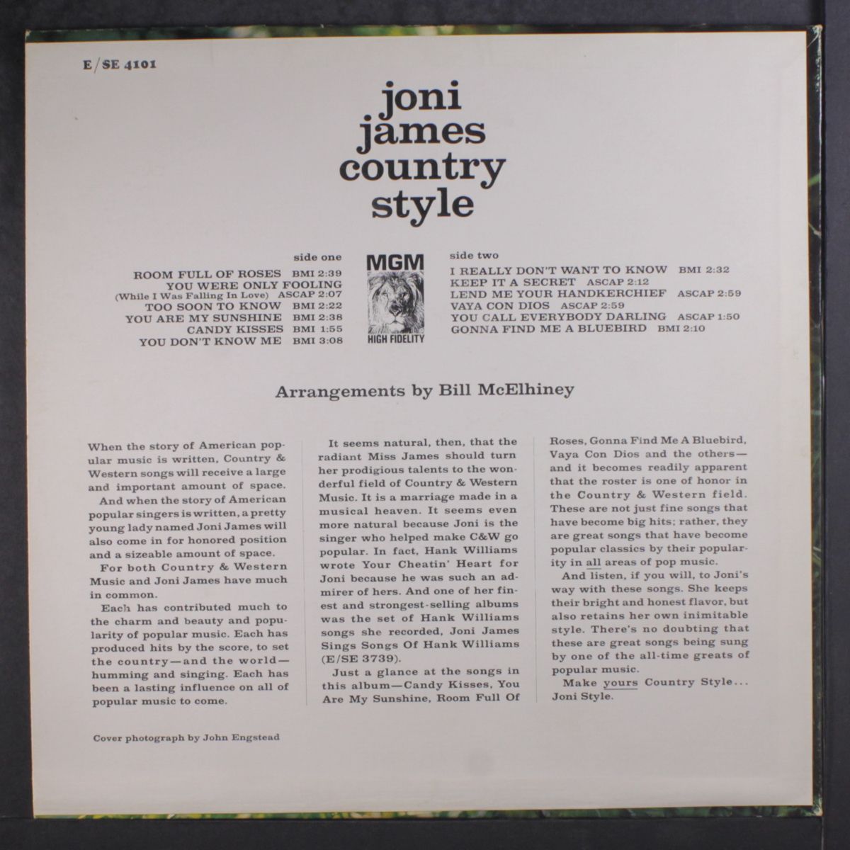country style... by JONI JAMES