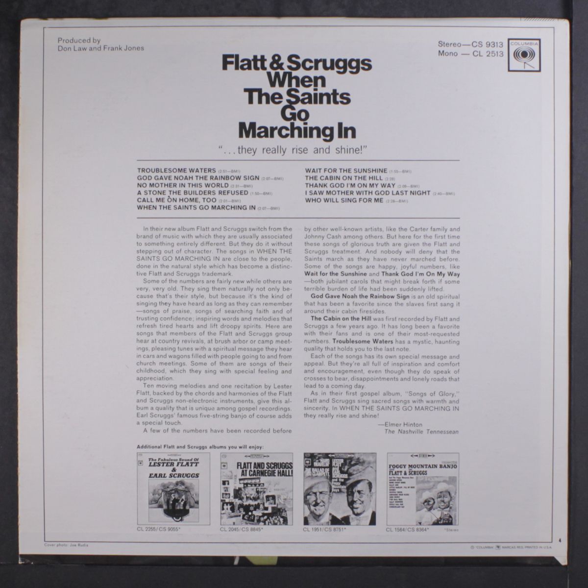 when the saints go marching in by FLATT & SCRUGGS