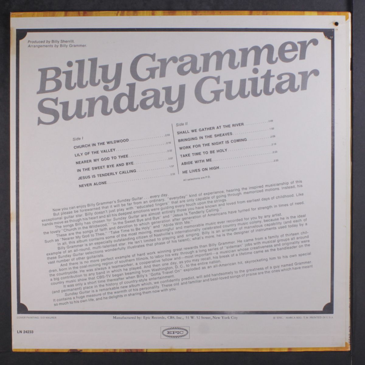 sunday guitar by BILLY GRAMMER