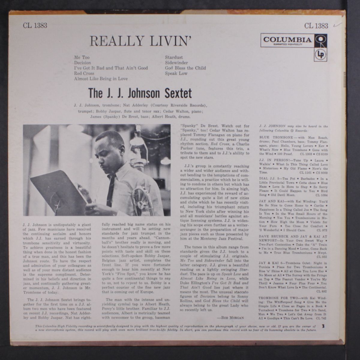 really livin' by J.J. JOHNSON