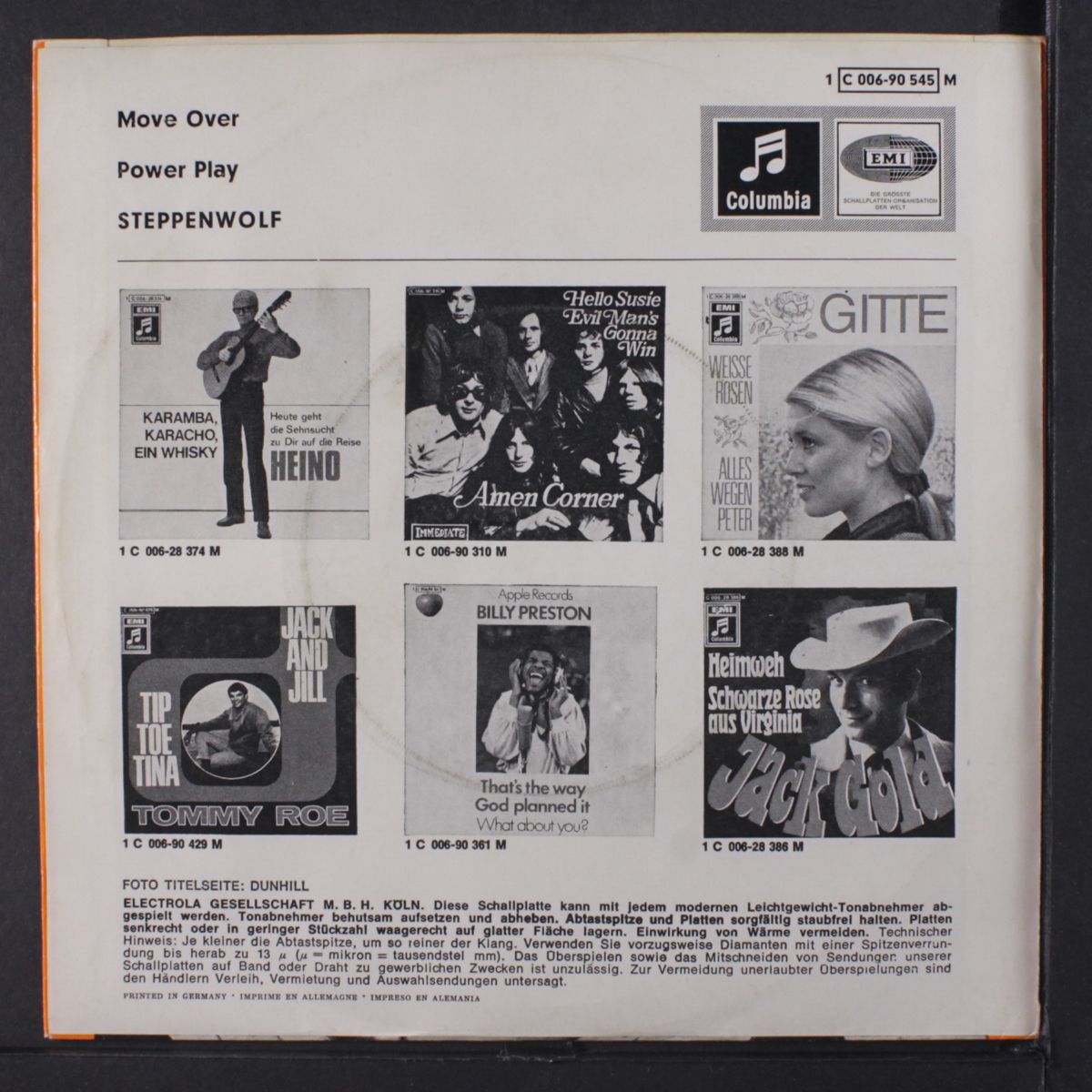 move over / power play by STEPPENWOLF