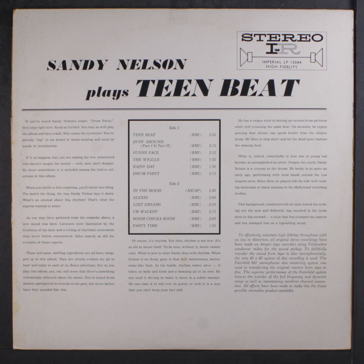 teen beat '65 by SANDY NELSON