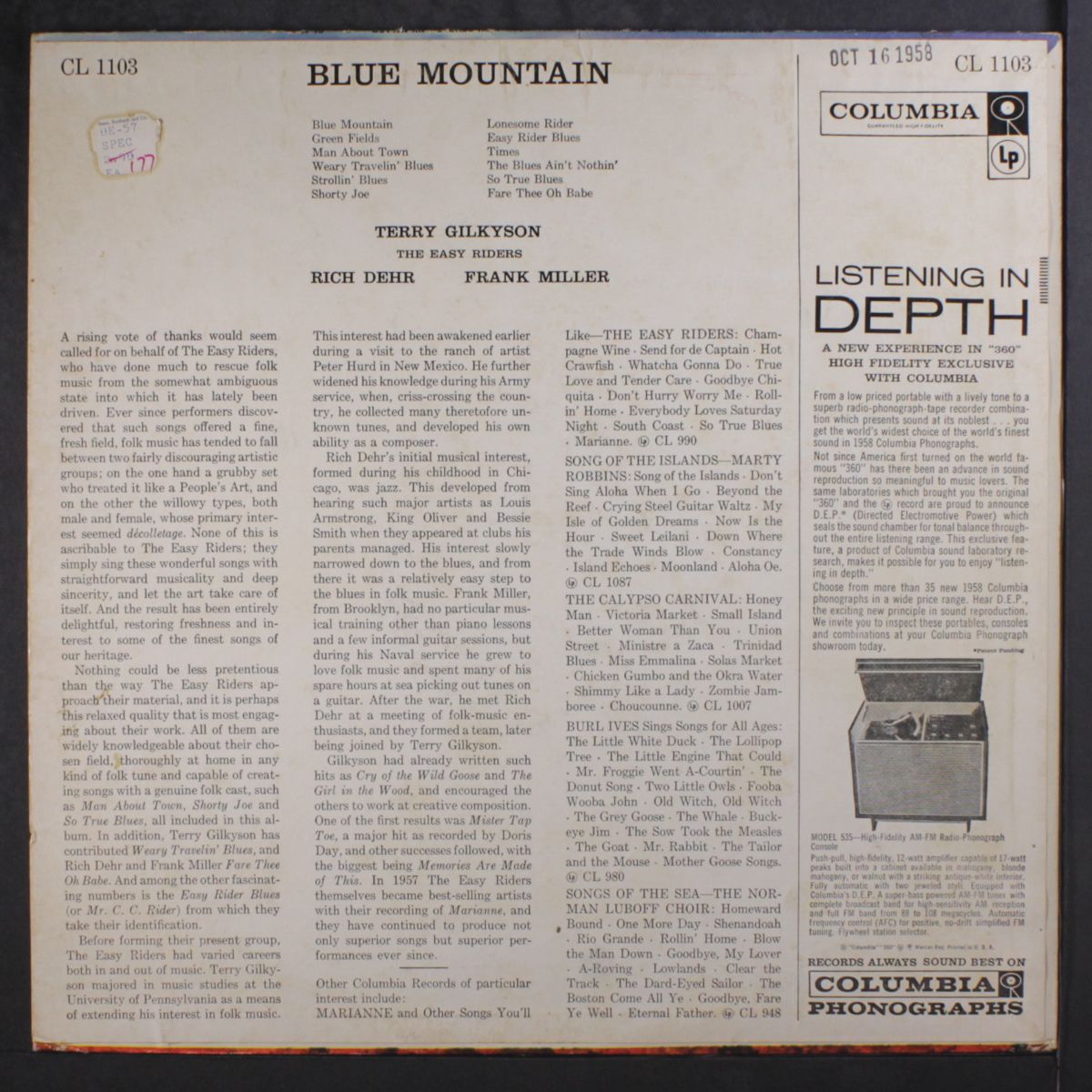 blue mountain by TERRY GILKYSON