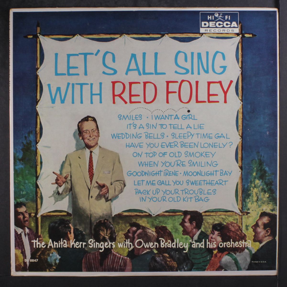 let's all sing with by RED FOLEY
