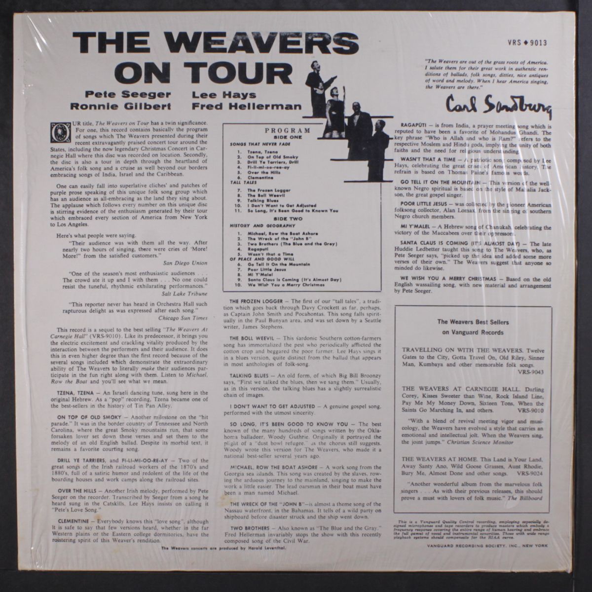 on tour by WEAVERS