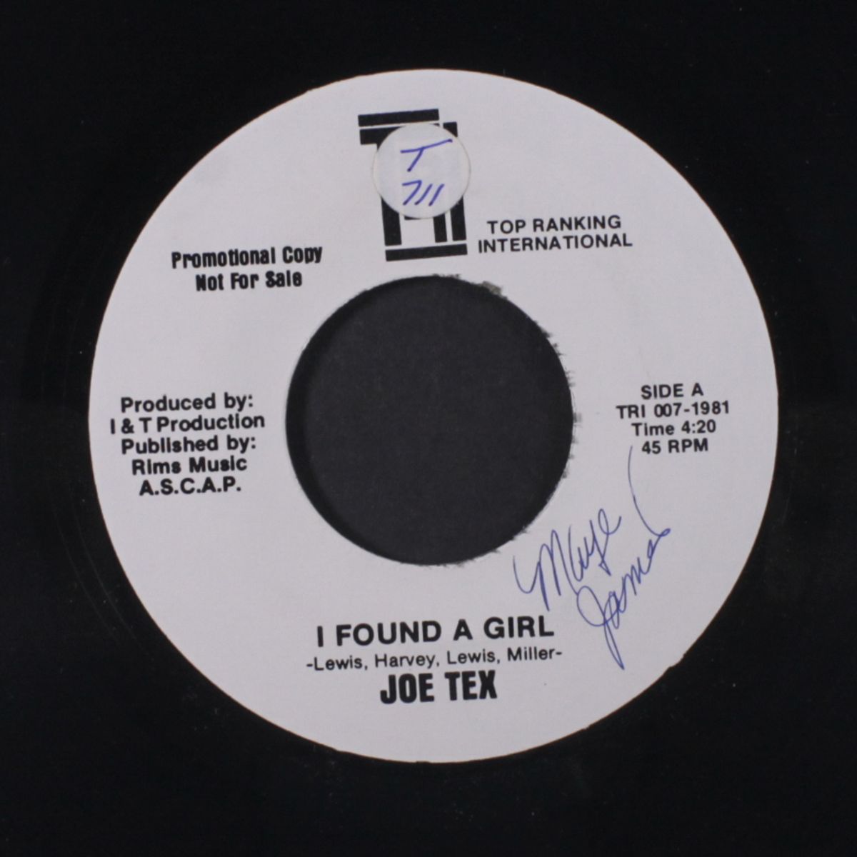 i found a girl / same by JOE TEX