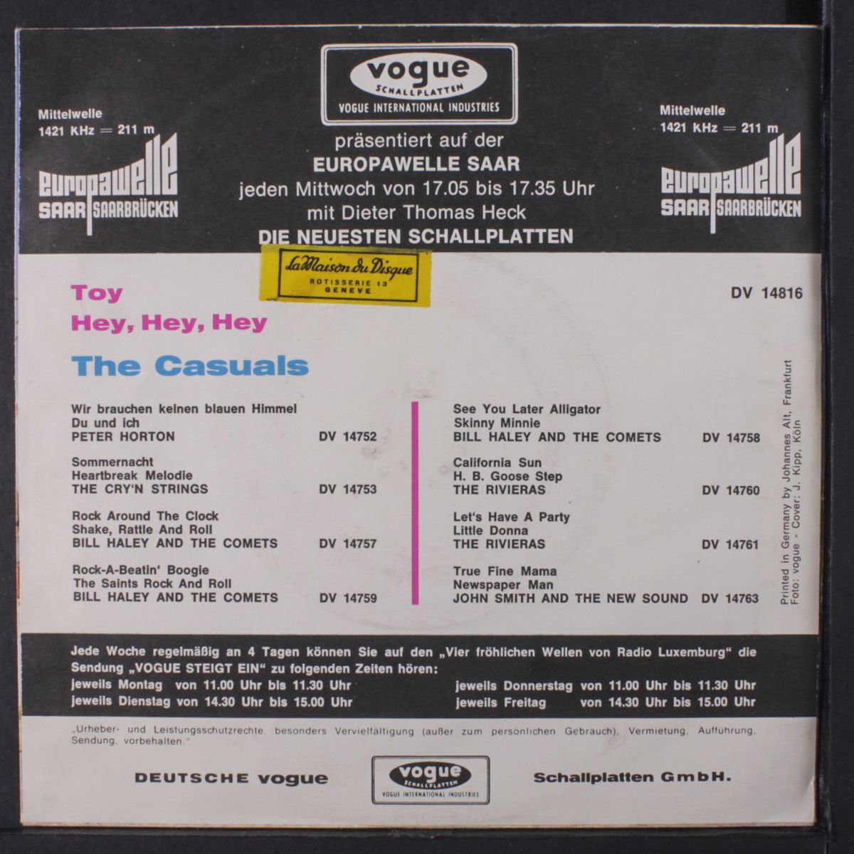 toy / hey, hey, hey by CASUALS