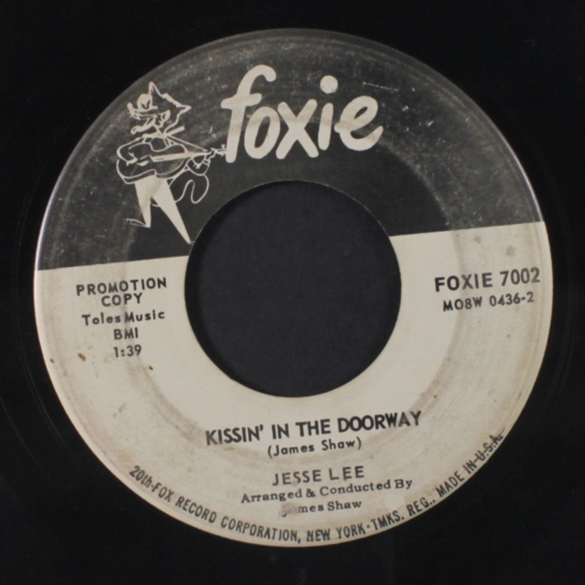 kissin' in the doorway / calypso johnny by JESSE LEE