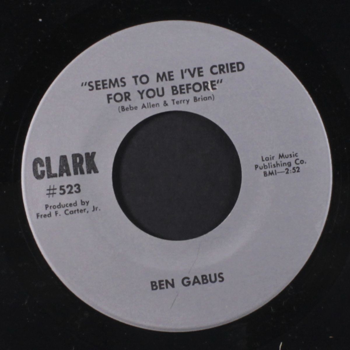 shake a hand / seems to me i've cried for you before by BEN GABUS
