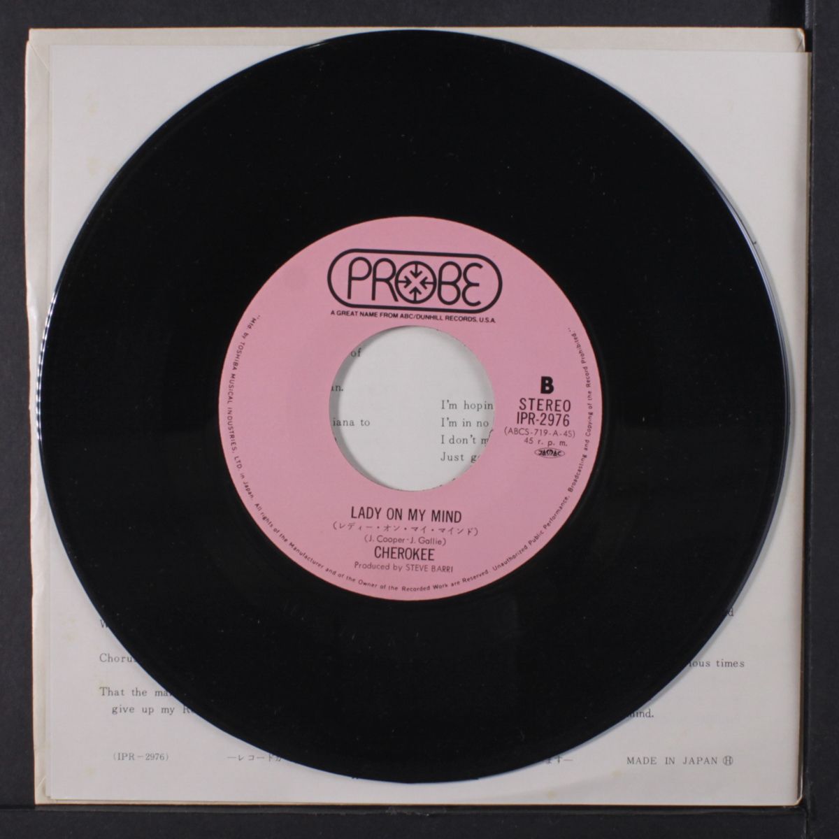 rosianna / lady on my mind by CHEROKEE