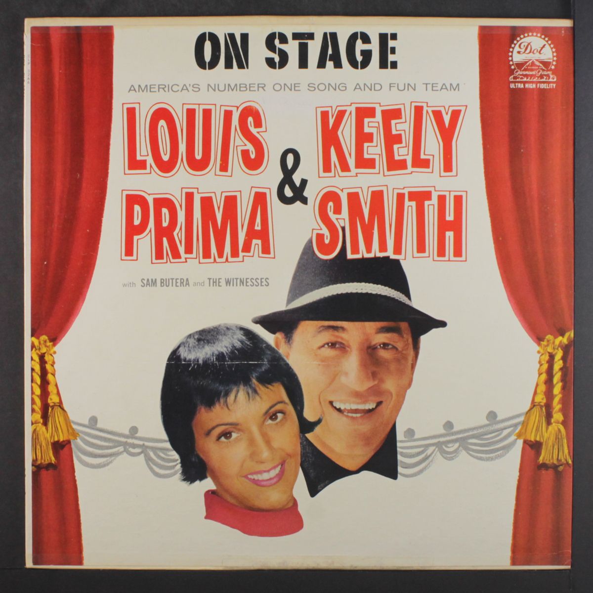 on stage by LOUIS PRIMA & KEELY SMITH