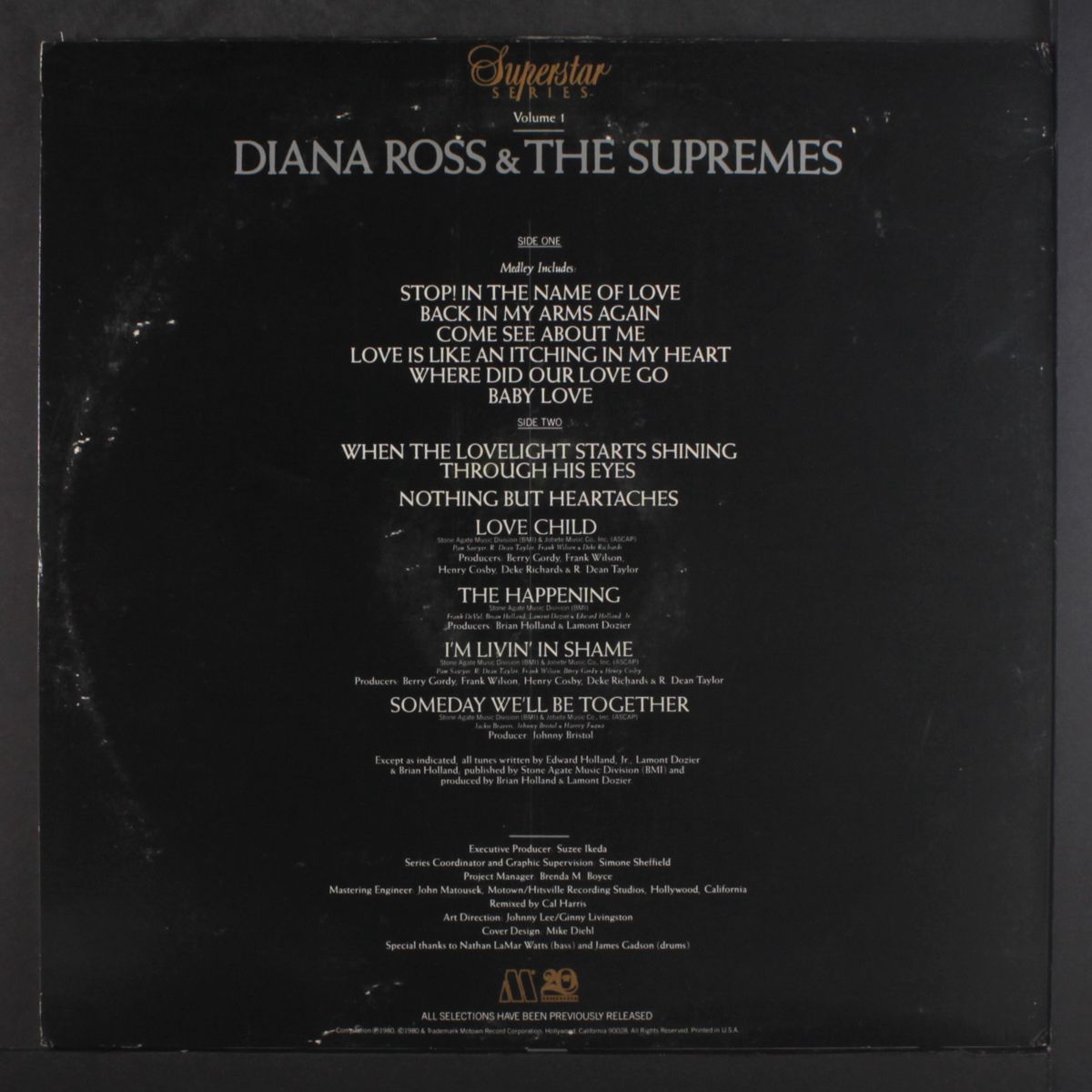 motown superstar series, vol. 1 by DIANA ROSS & SUPREMES