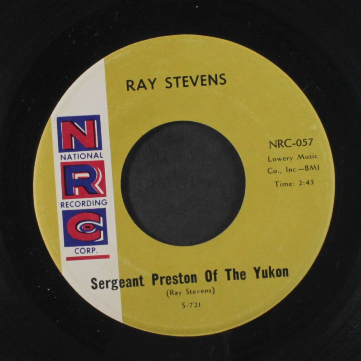 sergeant preston of the yukon / who do you love by RAY STEVENS