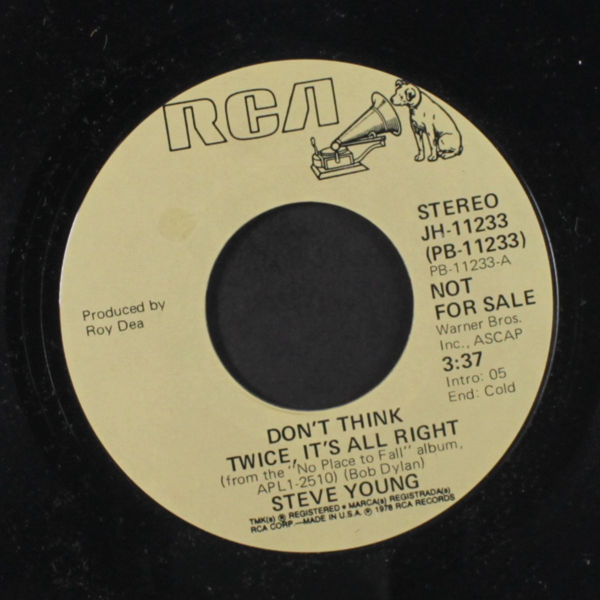 don't think twice, it's all right / mono by STEVE YOUNG