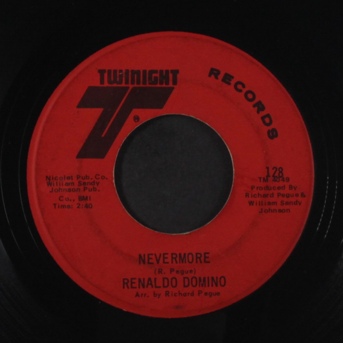 not too cool to cry / nevermore by RENALDO DOMINO