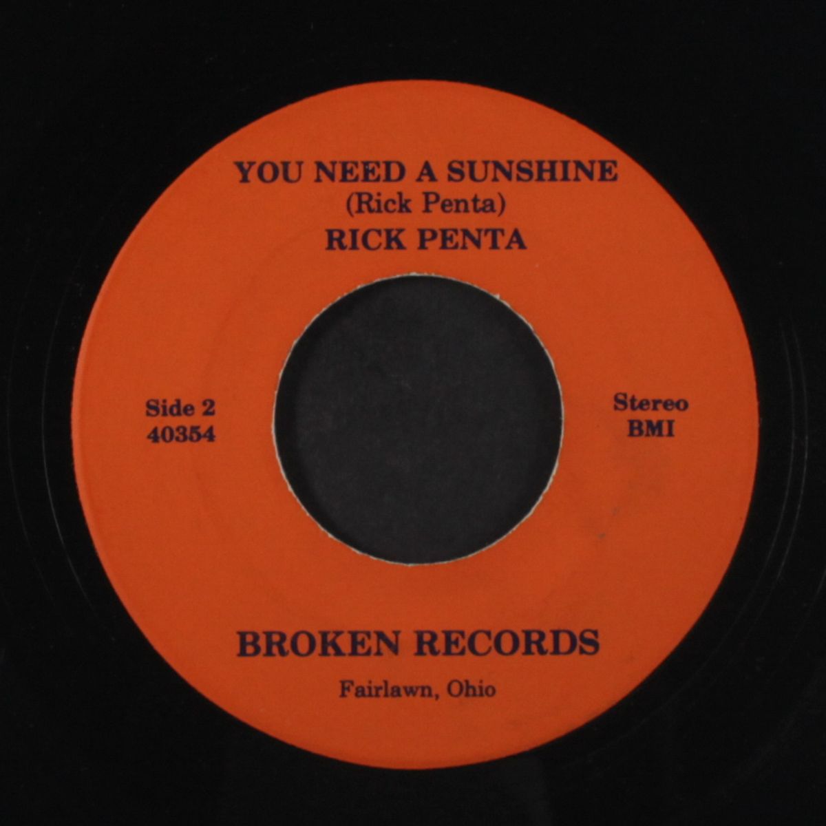 my story changes / you need a sunshine by RICK PENTA