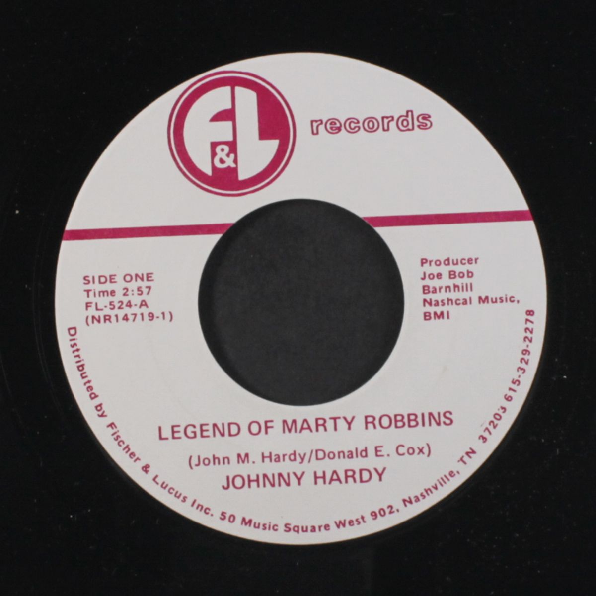 legend of marty robbins / hold your feeling back by JOHNNY HARDY