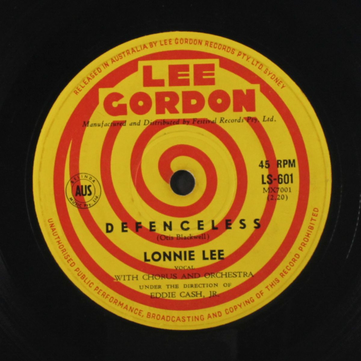 defenceless / i found a new love by RONNIE LEE