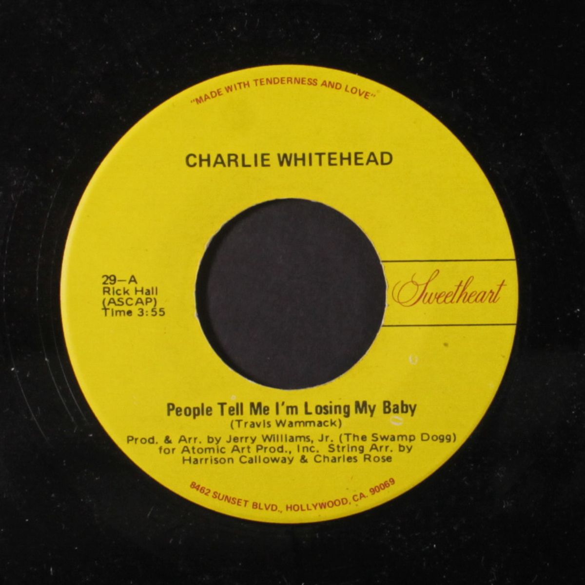 people tell me i'm losing my baby by CHARLIE WHITEHEAD
