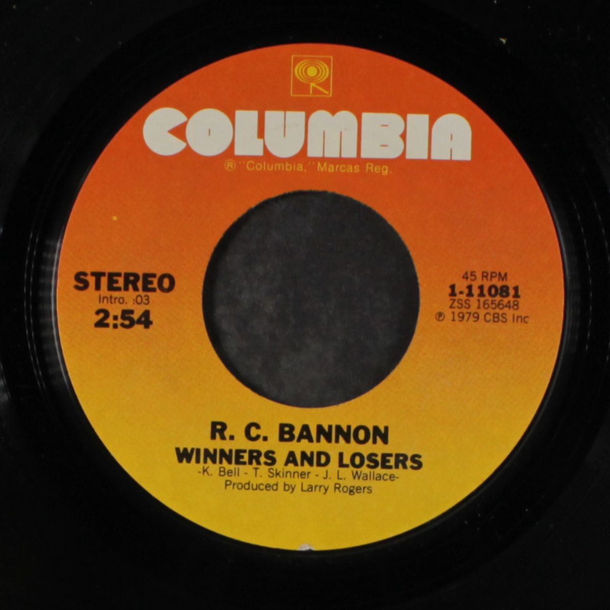 winners and losers by R.C. BANNON