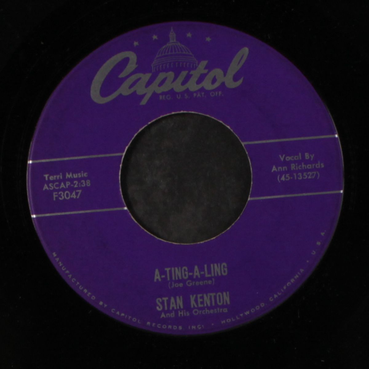 a-ting-a-ling / malaguena by STAN KENTON