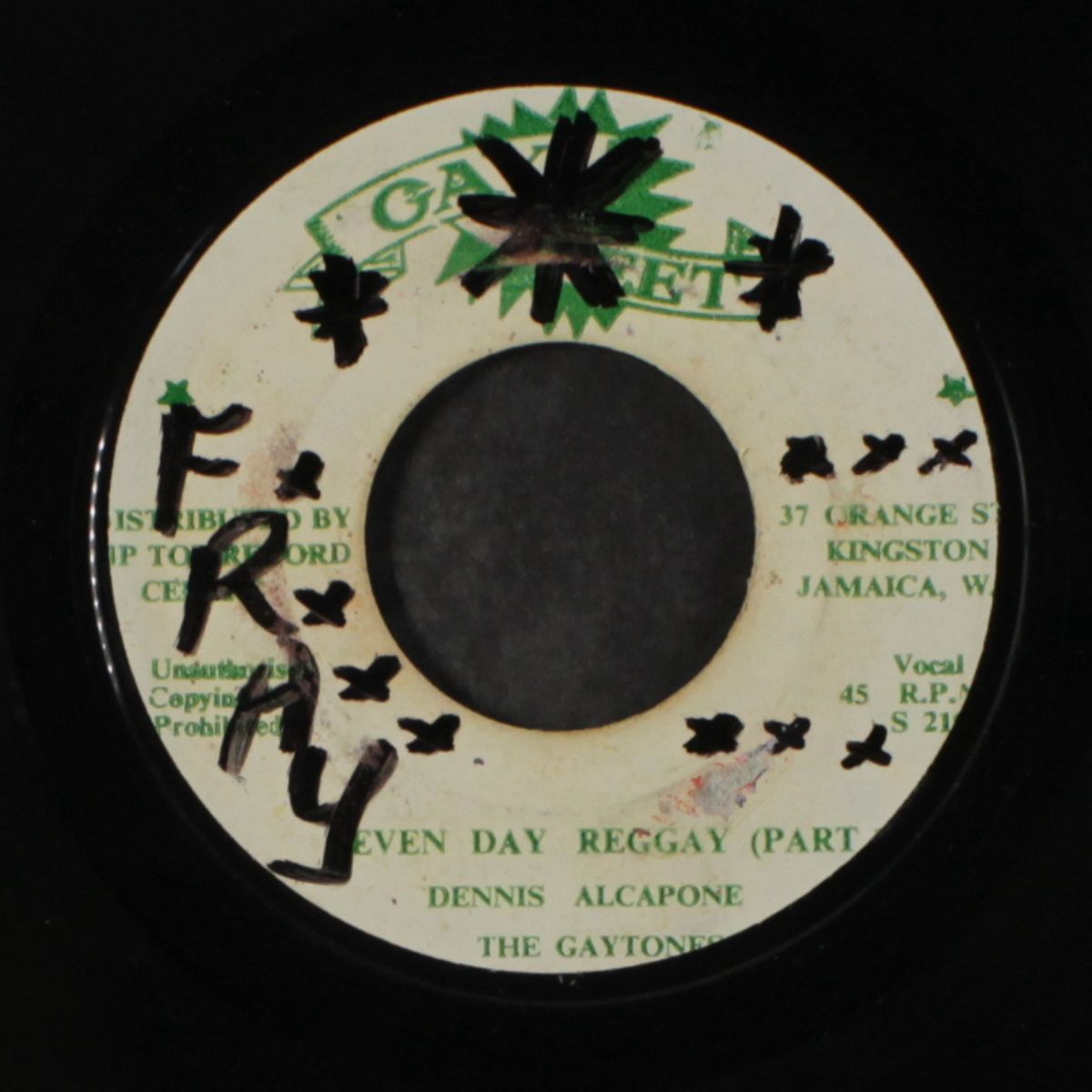 seven day raggay by DENNIS ALCAPONE