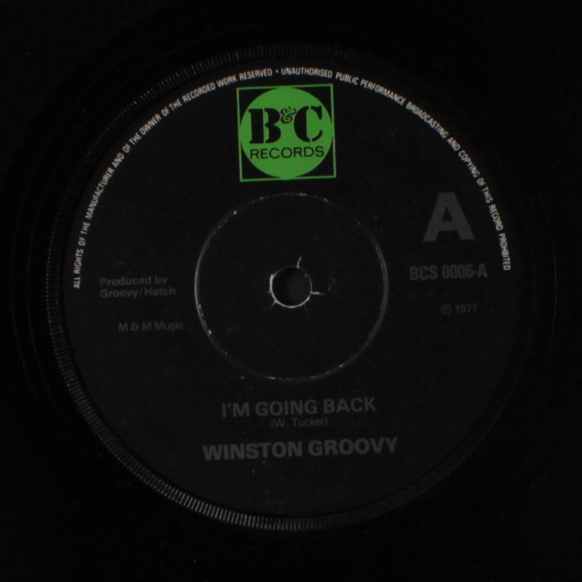i'm going back / so easy by WINSTON GROOVY