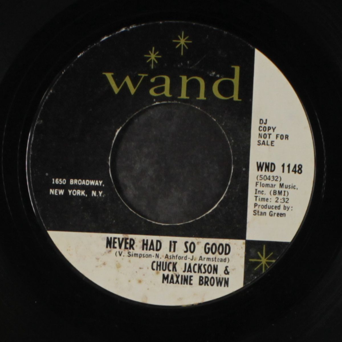 hold on i'm comin' / never had it so good by CHUCK JACKSON & MAXINE BROWN