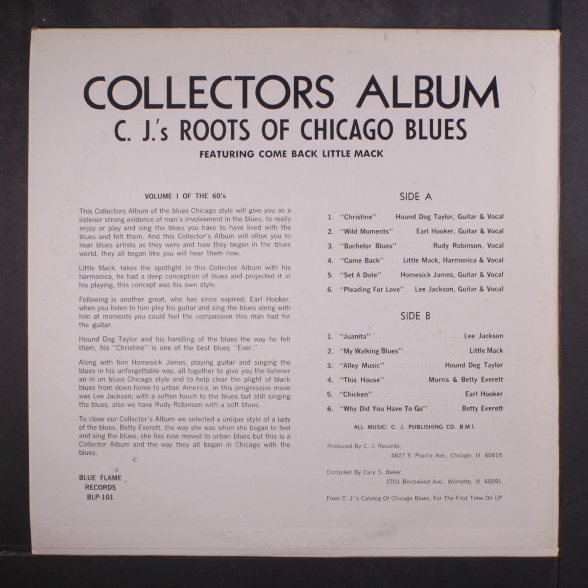 c.j.'s roots of chicago blues by VARIOUS