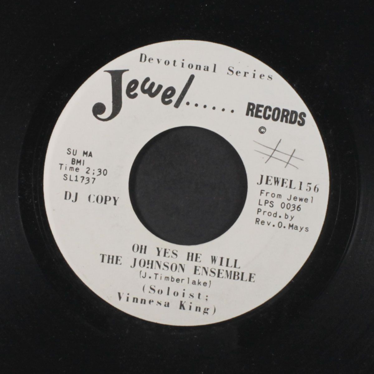 oh yes he will / keep the faith by JOHNSON ENSEMBLE