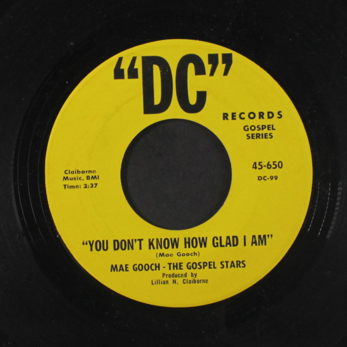 you don't know how glad i am / jesus loves me by MAE GOOCH & GOSPEL STARS