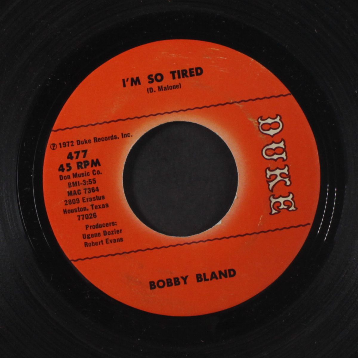 i'm so tired / you could read my mind by BOBBY BLAND
