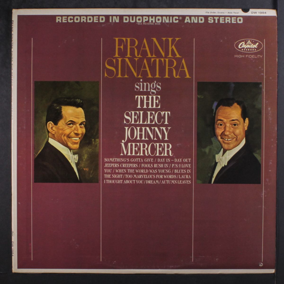 sings the select johnny mercer by FRANK SINATRA