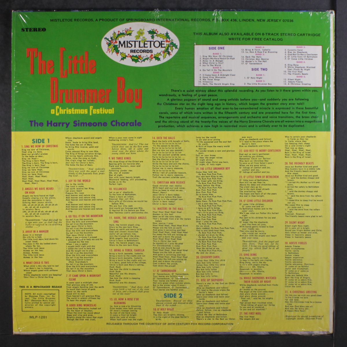 the little drummer boy by HARRY SIMEONE CHORALE