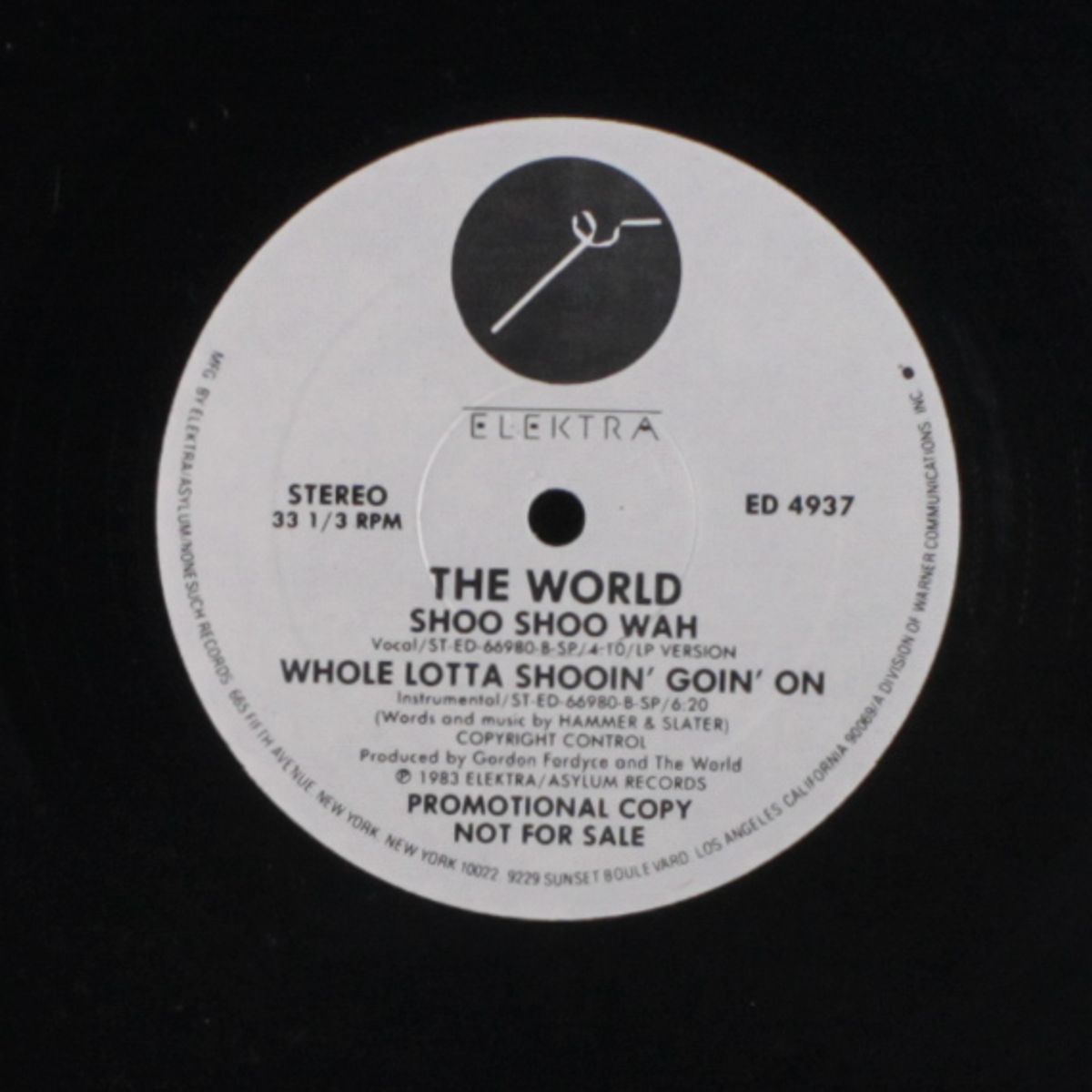 shoo shoo wah / whole lotta shooin' goin' on by WORLD