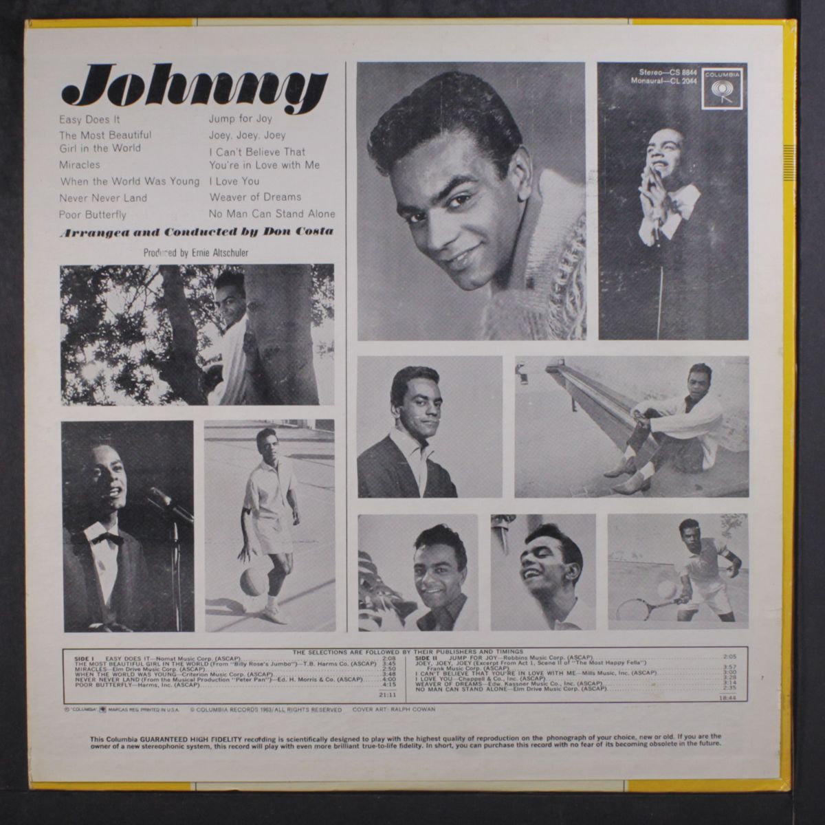johnny by JOHNNY MATHIS