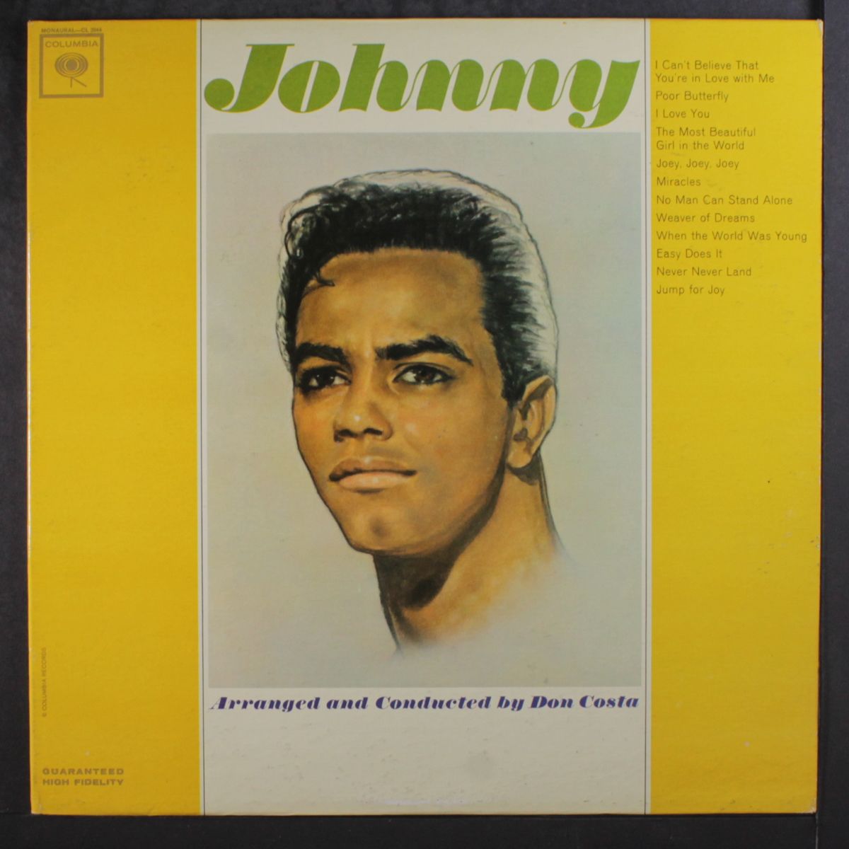 johnny by JOHNNY MATHIS