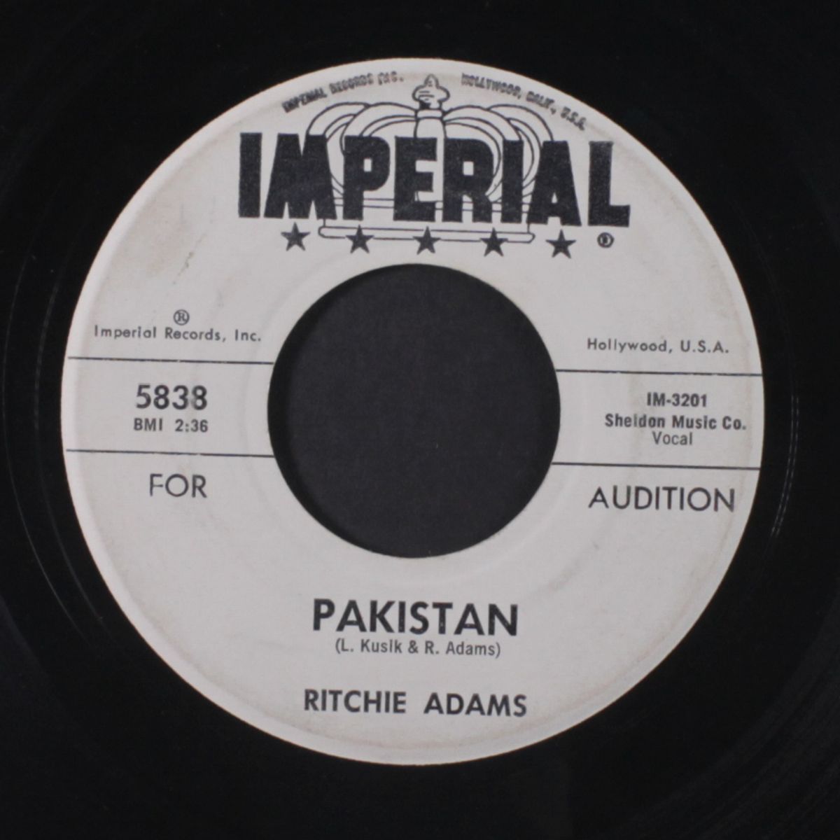 pakistan / my prayer of love by RITCHIE ADAMS