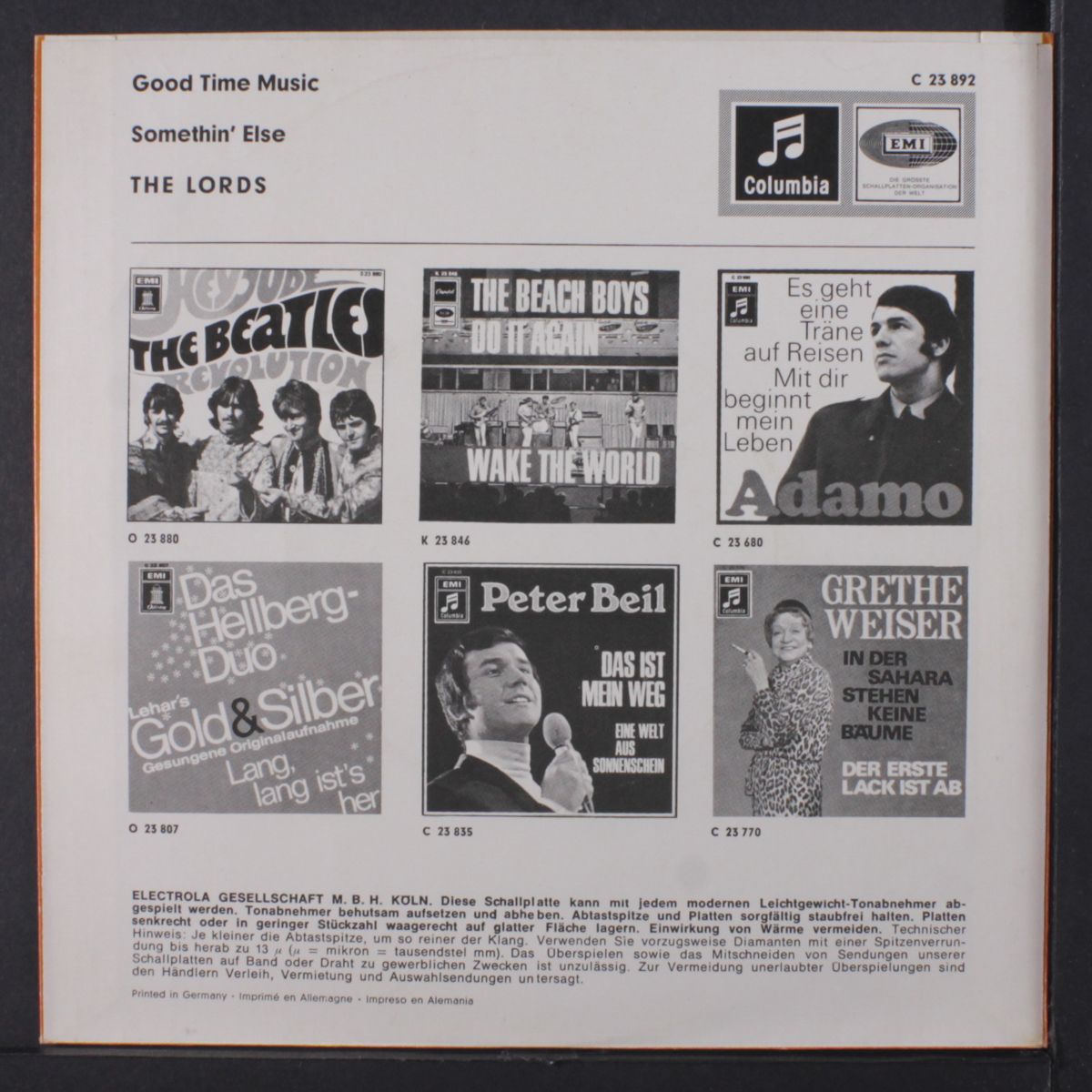 good time music / somethin' else by LORDS