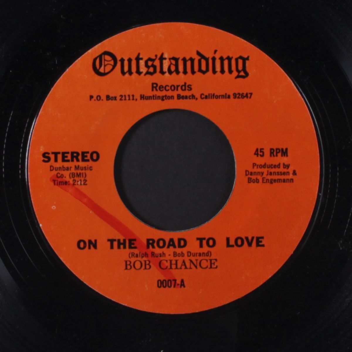 on the road to love / concrete city by BOB CHANCE